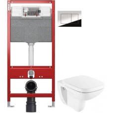 Комплект подвесной унитаз Roca Debba 346997000 + ZRU9302826 + система инсталляции TECE 9300302 + 9240401