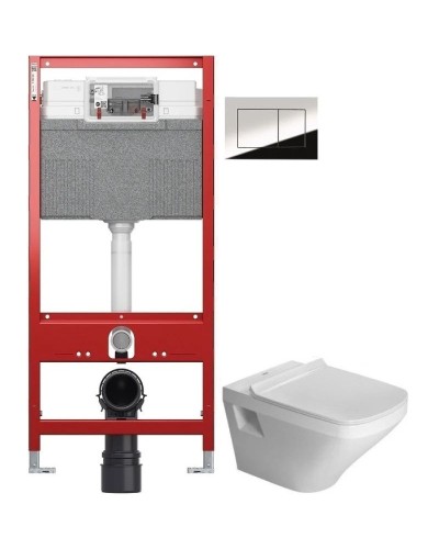 Комплект подвесной унитаз Duravit Durastyle 2536090000 + 0063790000 + система инсталляции TECE 9300302 + 9240401