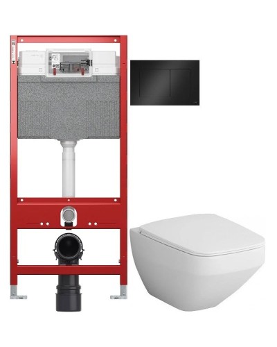 Комплект подвесной унитаз Am.Pm Inspire 2.0 C50A1700SC + система инсталляции Tece 9300302 + 9240407