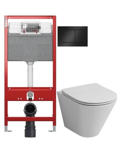 Комплект подвесной унитаз Grossman GR-4477S + система инсталляции Tece 9300302 + 9240407