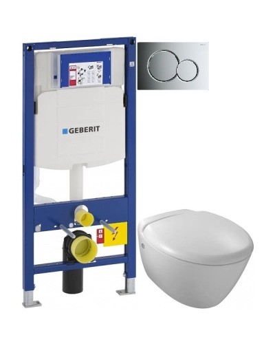 Комплект подвесной унитаз Jacob Delafon Presquile E4440-00 + система инсталляции Geberit 111.300.00.5 + 115.770.21.5 + 111.815.00.1