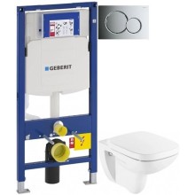 Комплект подвесной унитаз Roca Debba 346997000 + ZRU9302826 + система инсталляции Geberit 111.300.00.5 + 115.770.21.5 + 111.815.00.1