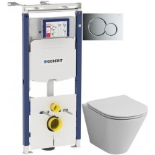 Комплект подвесной унитаз Grossman GR-4477S + система инсталляции Geberit 111.362.00.5 + 115.770.21.5