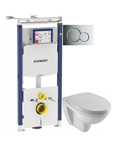 Комплект подвесной унитаз Jacob Delafon Patio EDV102-00 + E70021-00 + система инсталляции Geberit 111.362.00.5 + 115.770.21.5