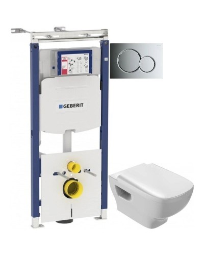 Комплект подвесной унитаз Jacob Delafon Struktura EDE102-00 + E70024-00 + система инсталляции Geberit 111.362.00.5 + 115.770.21.5
