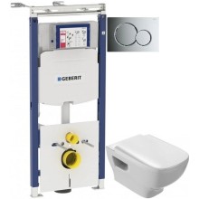 Комплект подвесной унитаз Jacob Delafon Struktura EDE102-00 + E4270-00 + система инсталляции Geberit 111.362.00.5 + 115.770.21.5