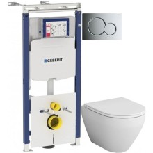Комплект подвесной унитаз Am.Pm Spirit 2.0 C701700WH + C707857WH + система инсталляции Geberit 111.362.00.5 + 115.770.21.5