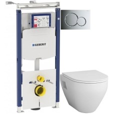 Комплект подвесной унитаз Am.Pm Spirit 2.0 C701738WH + C707857WH + система инсталляции Geberit 111.362.00.5 + 115.770.21.5