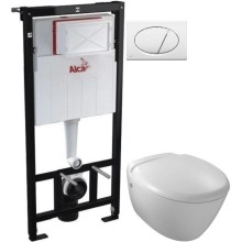 Комплект подвесной унитаз Jacob Delafon Presquile E4440-00 + система инсталляции AlcaPlast AM101/11203:1RUSSETM70