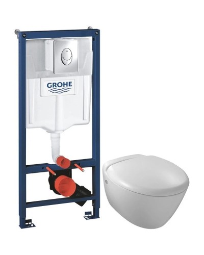 Комплект подвесной унитаз Jacob Delafon Presquile E4440-00 + система инсталляции Grohe 38721001