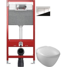 Комплект подвесной унитаз Jacob Delafon Presquile E4440-00 + система инсталляции TECE 9300302 + 9240401