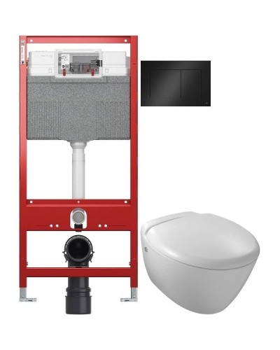 Комплект подвесной унитаз Jacob Delafon Presquile E4440-00 + система инсталляции Tece 9300302 + 9240407