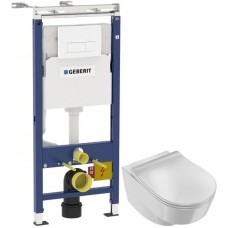 Комплект подвесной унитаз Jacob Delafon Odeon Rive Gauche EDR102-00 + E24889-00 + система инсталляции Geberit 458.125.11.1