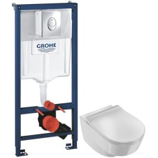 Комплект подвесной унитаз Jacob Delafon Odeon Rive Gauche EDR102-00 + E24889-00 + система инсталляции Grohe 38721001