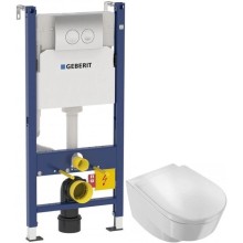 Комплект подвесной унитаз Jacob Delafon Odeon Rive Gauche EDR102-00 + E24888-00 + система инсталляции Geberit 458.124.21.1