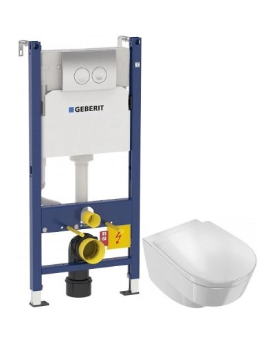 Комплект подвесной унитаз Jacob Delafon Odeon Rive Gauche EDR102-00 + E24888-00 + система инсталляции Geberit 458.124.21.1