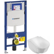 Комплект подвесной унитаз Jacob Delafon Odeon Rive Gauche EDR102-00 + E24888-00 + система инсталляции Geberit 111.300.00.5