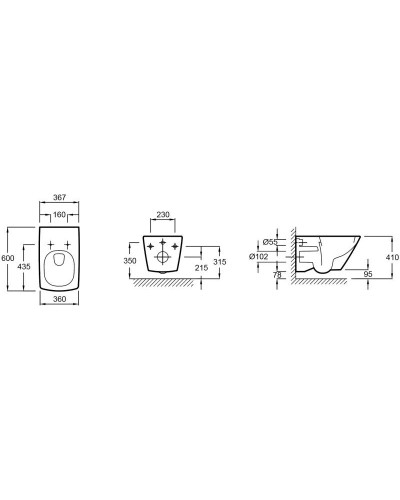 Комплект подвесной унитаз Jacob Delafon Escale E1306-00 + система инсталляции Grohe 38772001