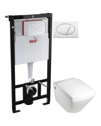 Комплект подвесной унитаз Jacob Delafon Escale E1306-00 + система инсталляции AlcaPlast AM101/11203:1RUSSETM70