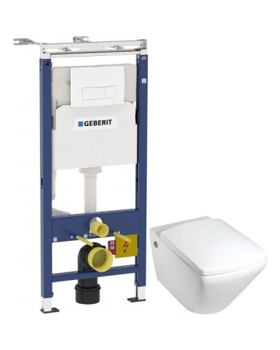 Комплект подвесной унитаз Jacob Delafon Escale E1306-00 + система инсталляции Geberit 458.125.11.1