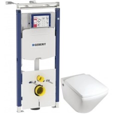 Комплект подвесной унитаз Jacob Delafon Escale E1306-00 + система инсталляции Geberit 111.362.00.5
