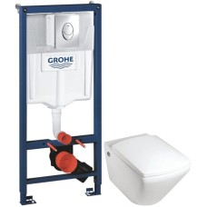 Комплект подвесной унитаз Jacob Delafon Escale E1306-00 + система инсталляции Grohe 38721001