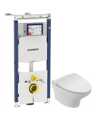 Комплект подвесной унитаз Jacob Delafon Nouvelle Vague EDJ102-00 + E20069-00 + система инсталляции Geberit 111.362.00.5