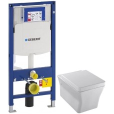 Комплект подвесной унитаз Jacob Delafon Reve E4811-00 + система инсталляции Geberit 111.300.00.5