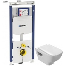 Комплект подвесной унитаз Jacob Delafon Struktura EDE102-00 + E4270-00 + система инсталляции Geberit 111.362.00.5