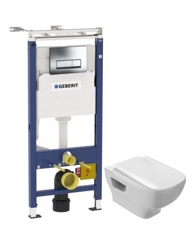 Комплект подвесной унитаз Jacob Delafon Struktura EDE102-00 + E4270-00 + система инсталляции Geberit 458.125.21.1