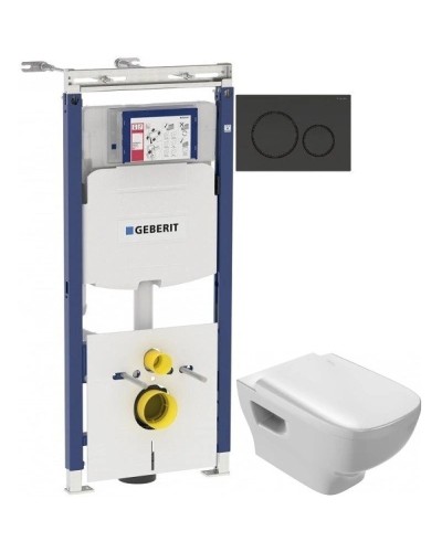 Комплект подвесной унитаз Jacob Delafon Struktura EDE102-00 + E70024-00 + система инсталляции Geberit 111.362.00.5 + 115.882.DW.1