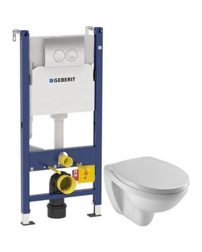 Комплект подвесной унитаз Jacob Delafon Patio EDV102-00 + E70021-00 + система инсталляции Geberit 458.124.21.1