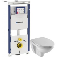 Комплект подвесной унитаз Jacob Delafon Patio EDV102-00 + E70021-00 + система инсталляции Geberit 111.362.00.5