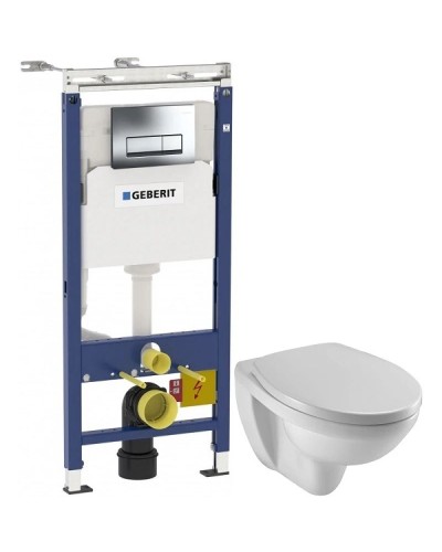 Комплект подвесной унитаз Jacob Delafon Patio EDV102-00 + E70021-00 + система инсталляции Geberit 458.125.21.1