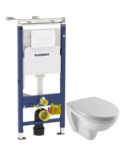 Комплект подвесной унитаз Jacob Delafon Patio EDV102-00 + E70021-00 + система инсталляции Geberit 458.125.11.1