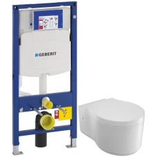 Комплект подвесной унитаз Jacob Delafon Viragio E4773-00 + система инсталляции Geberit 111.300.00.5