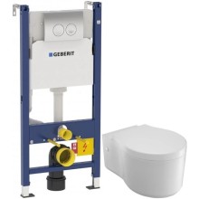 Комплект подвесной унитаз Jacob Delafon Viragio E4773-00 + система инсталляции Geberit 458.124.21.1