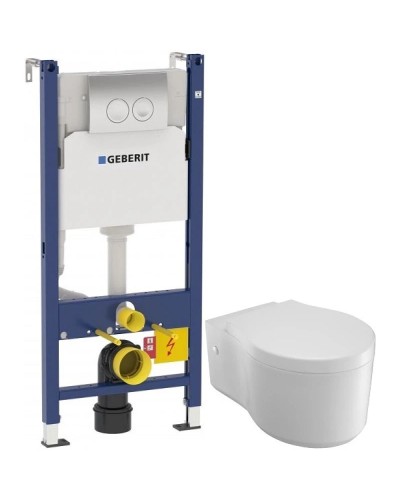 Комплект подвесной унитаз Jacob Delafon Viragio E4773-00 + система инсталляции Geberit 458.124.21.1