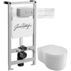 Комплект подвесной унитаз Jacob Delafon Viragio E4773-00 + система инсталляции Jacob Delafon E5504-NF + E4316-00