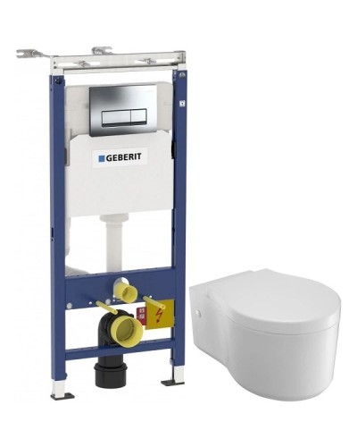 Комплект подвесной унитаз Jacob Delafon Viragio E4773-00 + система инсталляции Geberit 458.125.21.1