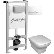 Комплект подвесной унитаз Jacob Delafon Vox EDM102-00 + E20142-00 + система инсталляции Jacob Delafon E5504-NF + E4326-00