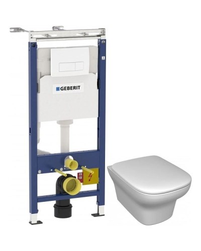 Комплект подвесной унитаз Jacob Delafon Vox EDM102-00 + E20142-00 + система инсталляции Geberit 458.125.11.1