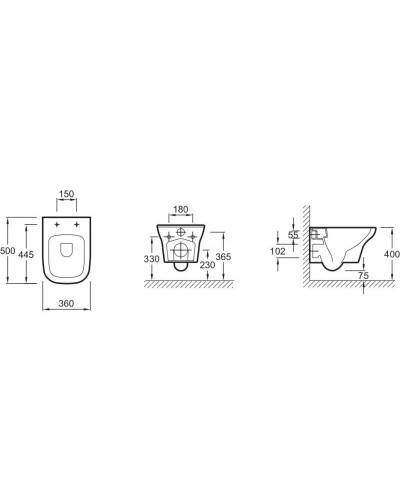 Комплект подвесной унитаз Jacob Delafon Vox EDM102-00 + E20142-00 + система инсталляции Grohe 38721001