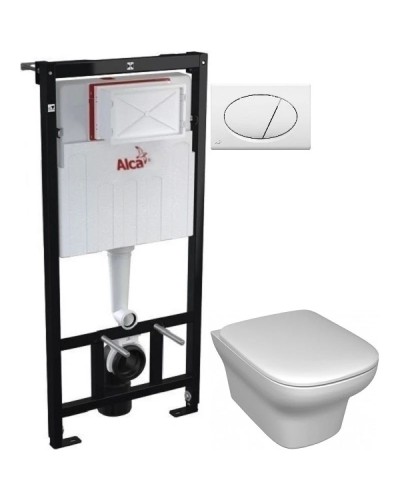 Комплект подвесной унитаз Jacob Delafon Vox EDM102-00 + E20142-00 + система инсталляции AlcaPlast AM101/11203:1RUSSETM70