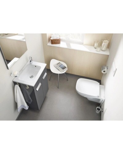 Комплект подвесной унитаз Roca Debba 346997000 + ZRU9302826 + система инсталляции Jacob Delafon E33131RU-NF + E20859-CP-MTC