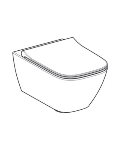 Комплект подвесной унитаз Geberit Smyle Square 500.685.01.1 + система инсталляции Jacob Delafon E33131RU-NF + E20859-CP-MTC