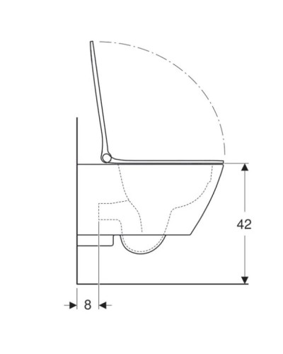 Комплект подвесной унитаз Geberit Smyle Square 500.685.01.1 + система инсталляции Jacob Delafon E33131RU-NF + E20859-CP-MTC