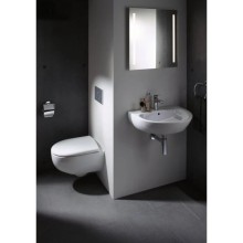 Комплект подвесной унитаз Geberit Renova Compact 500.803.00.1 + система инсталляции Jacob Delafon E24156-NF + E20859-7-BMT