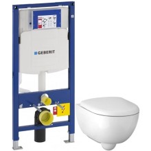 Комплект подвесной унитаз Geberit Renova Compact 500.803.00.1 + система инсталляции Geberit 111.300.00.5