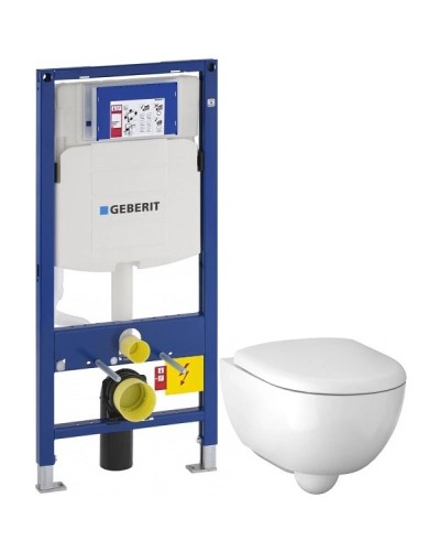 Комплект подвесной унитаз Geberit Renova Compact 500.803.00.1 + система инсталляции Geberit 111.300.00.5